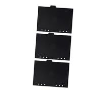 PEPLAYTAL 3 Sets Refillable Notebook Divider Pages Black Binder Inserts Replacement Notepad Dividers for Planner Organizer