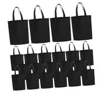 PEPLAYTAL 30pcs Reusable Grocery Tote Bags Non Woven Lightweight Shopping Bags with Handle for Travel Gift Party Favors Compact Storage and Daily Use
