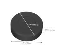 PEPLAYTAL 3pcs Adjustable Hardness Matte Ice Hockey Puck Set for Indoor Outdoor Training Practice Rubber Street Hockey Balls for Skill Development