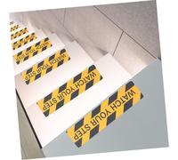 PEPLAYTAL 3Pcs Anti-slip Warning Tape for Stairs with Adhesive Safety Stickers Floor Warning Decals with High Visibility Yellow and Black Stripes Slip-resistant Caution Signs for Wet Floors