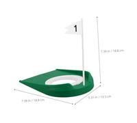 PEPLAYTAL 3pcs Golf Putting Trainer with Flag Golf Hole Cup for Indoor Outdoor Practice Improving Putting Accuracy