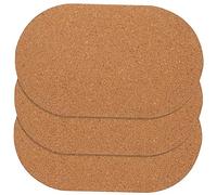 PEPLAYTAL 3pcs Large Hamster Wheel Pads Non Slip Cork Mat Cushion for Running Wheels Small Pets Exercise Cage Accessory for Hamsters Mice Hedgehogs