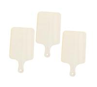 PEPLAYTAL 3Pcs Multi-Function Mini Cutting Boards with Handle Smooth Surface for Pizza Serving Tray Bread Cheese Charcuterie Food Prep and Party Use