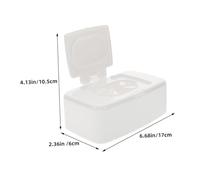 PEPLAYTAL 3pcs Portable Plastic Wipes Container with Lid Reusable Wet Tissue Dispenser Box for Home Office Nursery Lightweight Compact Design for Easy Access and Storage