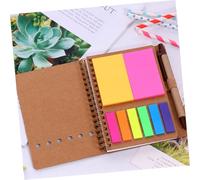 PEPLAYTAL 3Pcs Spiral Coil Notepad Sticky Planning Handbook for Office School Students Smooth Writing Lightweight Conference Notepad with Elegant Covers Green Black Brown