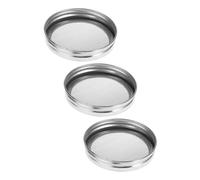 PEPLAYTAL 3pcs Versatile Sprouting Jar Caps with Mesh Lids for Wide Mouth Jars Efficient Germination Ventilation Covers for Home Gardening and Agriculture