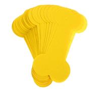 PEPLAYTAL 4 Packs Bone Shaped Chinese Ritual Paper for Pet Memorials Yellow Thick Paper for Dog Funeral and Ancestral Tribute Ceremonies Pet Funeral Essentials with Respectful Design Ample