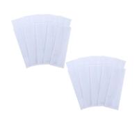 PEPLAYTAL 40 Sets Clear Self Adhesive PVC Label Holders with Blank Paper Inserts Shelf and Cabinet Pocket Sleeves for Bookshelf Bin Organization Transparent Card Sleeves for Office and