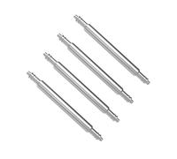 PEPLAYTAL 4PCS Stainless Steel Watch Band Spring Bars Set with Dual-ended Fork Repair Tool for Easy Strap Pin Removal and Replacement Watchmaker Accessories Kit