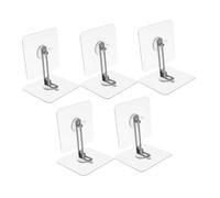 PEPLAYTAL 5 Sets Self Adhesive Furniture Anchors Tip Wall Safety Anchors for Dressers Cabinets Tv Stands Bookshelves Proofing Secure Multipurpose Protection