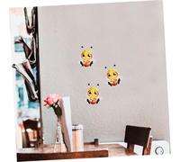 PEPLAYTAL 5 Sheets Bee Stickers for Notebook DIY Decoration Cartoon Animal Wall Decals for Laptop Luggage Car Refrigerator Safe Pet Material Versatile Scrapbook and Diary Accessories