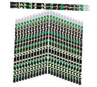 PEPLAYTAL 50 Pcs Camouflage Pencils Bulk for School Supplies Party Decorations Military Style Sketching and Writing gift for for for for for for