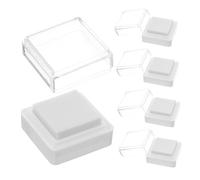 PEPLAYTAL 5pcs DIY Blank Craft Ink Pads for Office and Home Use High-Density Sponge Stamp Pads for Fingerprint Stamping for Creative Decorations and Handcrafts