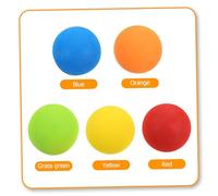PEPLAYTAL 5Pcs EVA Soft Golf Hitting Balls Lightweight Practice Balls for Indoor Outdoor Training Foam Golfing in Bright Colors for All Ages and Skill Levels