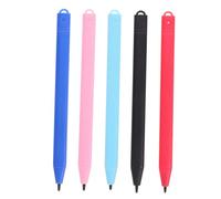 PEPLAYTAL 5pcs LCD Tablet Stylus Pen Comfortable Grip Writing Tablet Stylus for Touch Screens for Learning Drawing Painting Red Blue Black Light Pink Light Blue