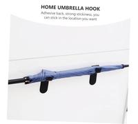 PEPLAYTAL 5pcs Self-Adhesive Umbrella Clips Car Door Hooks for Umbrella Storage Rack Strong Stickiness Material Easy Installation for Home and Vehicle Organization