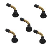 PEPLAYTAL 5pcs Vacuum Tire Valve Stem Extension Rods Rubber Adapter for Car Motorcycle ATV Trucks with Dust Caps and Sealing