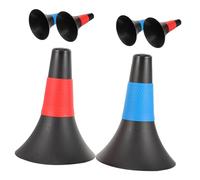 PEPLAYTAL 6PCS Football Training Marker Cones for Soccer Basketball Agility Drills Plastic Sports Training Accessories for Speed Coordination Footwork for Clubs Schools Home Practice