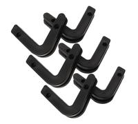PEPLAYTAL 6pcs Small V Shaped Barbell Storage Hooks Wall Mounted Rack Holder for Home Gym Equipment Easy Installation Versatile Fitness Cable Attachments for Barbell Racks