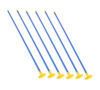PEPLAYTAL 6PCS Sturdy Plastic Suction Cup Arrows for Bow Strong Suction Power for Indoor Outdoor Games Safe Replacement Arrows for S Birthday Party Supplies
