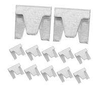 PEPLAYTAL 800pcs Small Animal Wire Cage Buckle Clips Heavy-duty Iron Wire Fasteners for Budgie Chicken Rabbit Cages Quick-access Snap Hooks for Birdcage Cleaning and Pet Care Fence