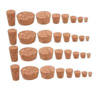 PEPLAYTAL 80pcs Tapered Cork Plugs for Bottles and Jars Bulk Cork Stoppers for Crafting Easy Insert and Remove