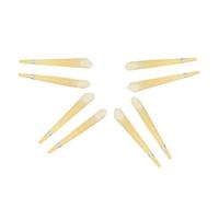 PEPLAYTAL 8pcs Trumpet Shaped Natural Beeswax Ear Aromatherapy Candles for Earwax Removal Safe Suction Design Suitable for Outdoor Workers and Sleep Improvement Light Yellow Scent