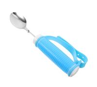PEPLAYTAL Adaptive Eating Spoon for Disabled and Elderly with Non-Slip Silicone Handle Adaptive Equipment for Adults Ergonomic Self-Feeding Utensil for Hand Strength and Grip Support