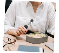 PEPLAYTAL Adaptive Skid Elderly Tableware Spoon with Portable Rehabilitation Utensil for Tremors Disabled and Grip Weakness Aid