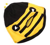 PEPLAYTAL Adorable Bee Costume for Dogs Cats Comfortable Four Leg Pet Outfit Yellow Black Design for Outdoor Activities Special Occasions Easy to Wear for Photos