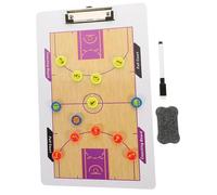 PEPLAYTAL Basketball Tactical Board Magnet Erase Basketball Boards Double-sided Pvc Random Color