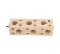 PEPLAYTAL Bird Wooden Block Chewing Toy for Parrots Natural Wood Foraging Training Perch Beak Health Teething Toy Small Animal Cage Accessory