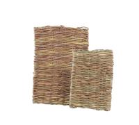 PEPLAYTAL Braid Pet Mat for Animals Cozy Chewing Nest for Hamsters and Guinea Pigs Easy to Clean Year Comfort Teeth Grinding Toy