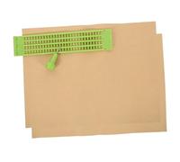 PEPLAYTAL Braille Board Teaching Blind Writing Pad Tactile Board Low Vision Products Raised Dot Writing Stylus Pen Light Green Plastic