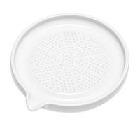 PEPLAYTAL Ceramic Food Grinder Masher with Sharp Bumps for Garlic Ginger Onion Spices and Complementary Food White Potato and Fruit Mash Tool for Smooth Homemade Seasoning and Baking