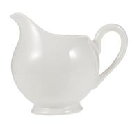 PEPLAYTAL Ceramic Milk Pitcher Vintage Style Milk Dispenser Jug for Restaurant Use Non-deformable Creamer Jug for Hot and Cold Gravies Salad Dressings Broth Serving