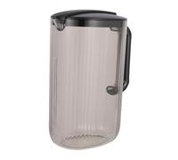 PEPLAYTAL Cool-Resistant Household Water Pitcher for Fridge Portable Beverage Kettle for Cold Juices Ice Tea Milk Homemade Drinks Elegant Black Kitchen Container for Daily Use Entertaining