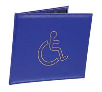 PEPLAYTAL Disabled Certificate Holder Versatile Protector with Multi-Card Slots for Disabled Badge Cards Anti-Lost Cover for Office School Security Staff Students