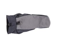 PEPLAYTAL Dog Coat Warm Jacket for Dogs Black Reflective Design for Night Safety for Cold Weather Adventures