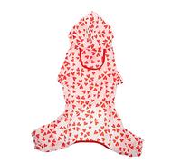 PEPLAYTAL Dog Rain Coat for Dogs Poncho for Outdoor Use Lightweight and Breathable Stylish Rain Jacket for Puppies and Pets Keeps Your Pet Dry Bad Weather