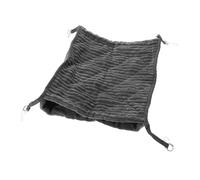 PEPLAYTAL Durable Plush Ferret Sleeping Hammock with Tunnel Entry Cozy Double Layer Design for Hamsters Mice Chinchillas Space Saving Winter Bedding