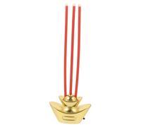 PEPLAYTAL Electric Buddhist Candle Light Incense Burner for Worship Supply Smokeless Flickering Flame for Meditation Decor Safe No Fire Design for Home Yoga and Outdoor Use Red Bowl