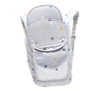 PEPLAYTAL Ergonomic Carrier for Boy Girl to Toddlers Hip Seat with Convenient Pockets for Essentials Multi-Position Carrying for Parenting Grey Circle Design
