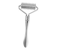PEPLAYTAL Eye Cream Stick Reusable Eye Patches Meat Hammer Tenderizer Meat Pounder Tenderizer Hand Roller for Muscles Body Roller Stainless Steel Silver