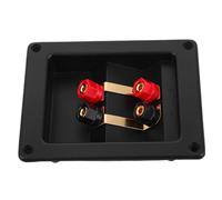 PEPLAYTAL Four-terminal Speaker Junction Box with Crossover for Home Theater and Professional Audio Interference-reducing Electrical Project Case Easy Installation Compatible with Various