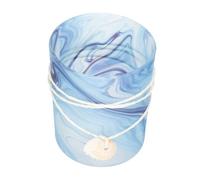 PEPLAYTAL Glass Candle Holder Decorative Glass Tealight Holder Mediterranean Mosaic Shell Design Elegant Table Centrepiece for Home and Party Decor