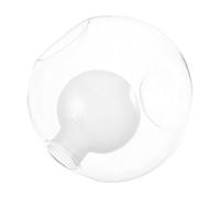 PEPLAYTAL Glass Lampshade Replacement for Pendant and Ceiling Lights Spherical Design for Soft Even Lighting Decorative Globe Shade for Home Office Dining and Bedroom