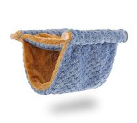 PEPLAYTAL Hanging Hamster Hammock Comfortable Warm Guinea Pig Bed Lovely Chinchilla Hammock for Pets Winter Accessory for Hamsters