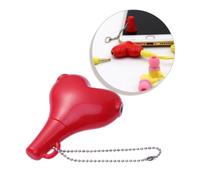 PEPLAYTAL Heart Shaped Headphone Splitter Way Audio Jack Adapter for Sharing Music with Friends Compatible with Smartphones Players and Portable Gaming Systems Red