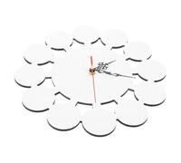 PEPLAYTAL Heat Transfer Sublimation Wall Clock DIY Blank Clock for Creative Crafts Home Decor MDF Vintage Style No Battery Included